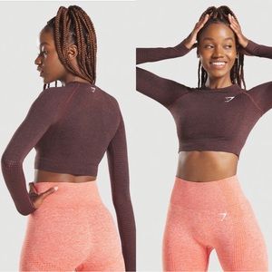 Gymshark vital seamless long sleeve crop top